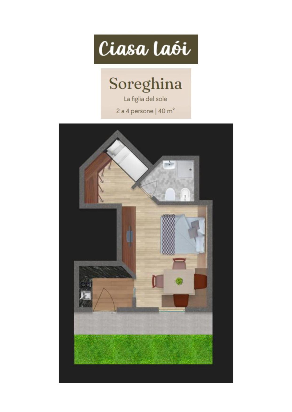 Apartment Ciasa Laoi 산카시아노 외부 사진